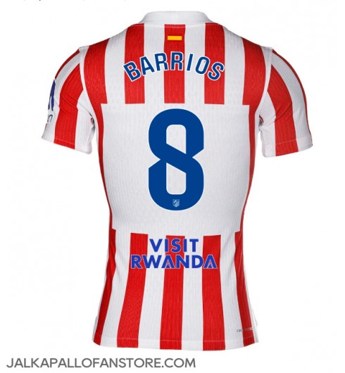Atletico Madrid Pablo Barrios #8 Kotipaita 2025-26 Lyhythihainen Atletico Madrid Pablo Barrios #8 Kotipaita 2025-26 Lyhythihainen